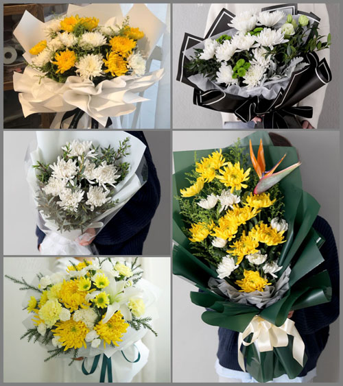 江苏苏州常熟市虞山镇琴湖社区白事花束代送